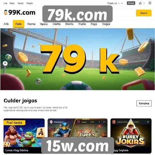 Perspectivas de crescimento do site 79k.com no setor de jogos